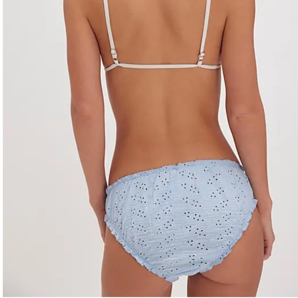Free People Homegrown Undie Clear Sky / Baby Blue - Picture 3 of 5